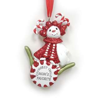   Candy Snowman Christmas Ornament  Kurt Adler Seasonal Christmas