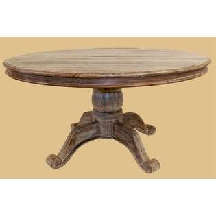 Classic Home Hampton Collection Reclaimed Wood 60 Round Dining Table 