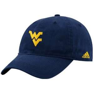  adidas West Virginia Mountaineers Navy Blue Slouch Hat 