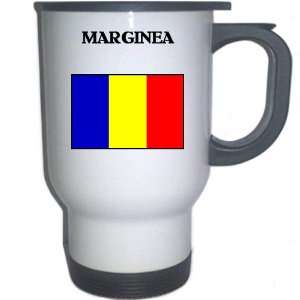  Romania   MARGINEA White Stainless Steel Mug Everything 