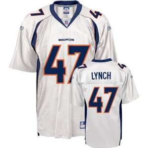  John Lynch Denver Broncos White NFL Replica Jersey Sports 