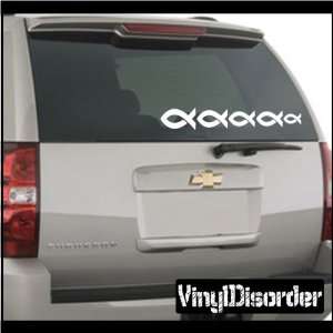  Family Decal Set Christian Fish 02 Stick People Car or 