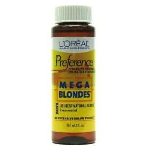   Mega Blonde Light Natural Blonde (3 Pack) with Free Nail File: Health