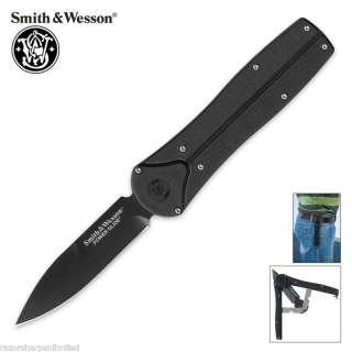Smith & Wesson SWPGBT Black Tanto Power Glide Knife  