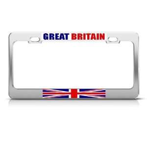  Britain Flag British Country license plate frame Stainless 