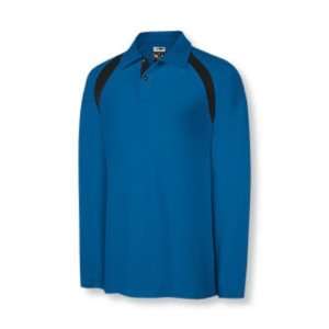   ClimaLite Long Sleeve Color Block Golf Polo Shirt: Sports & Outdoors