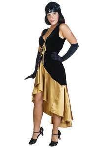 Roaring 20s Flapper Dress   Womens Flapper 20s Style Costume size M 