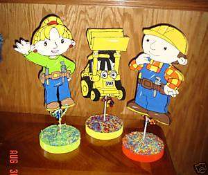 pc. Bob the Builder table decorations party supplies  