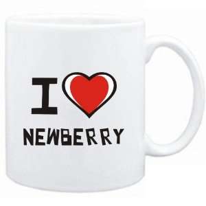  Mug White I love Newberry  Usa Cities