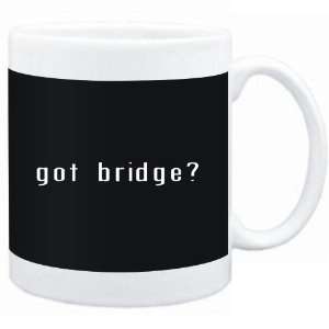  Mug Black  Got Bridge?  Sports