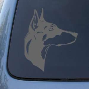  DOBERMAN HEAD   Dog   Vinyl Car Decal Sticker #1507  Vinyl Color 