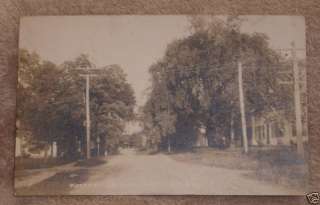 Unity ME Maine 1919 Waterville Road Real Photo Postcard  
