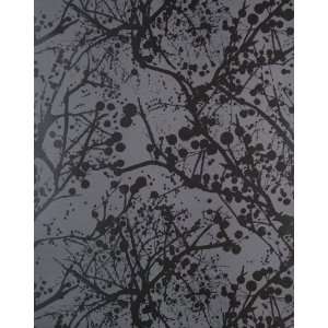 Scan Trends 125 Wilderness Wallpaper   Black Lacquer 