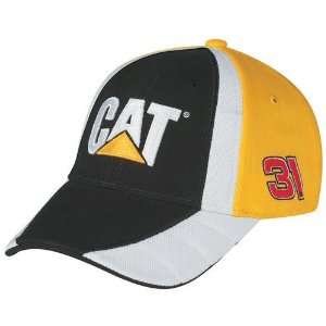   31 Jeff Burton Black Gold Driver Pit Adjustable Hat