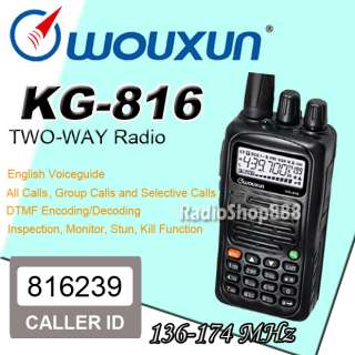 Professional VHF136 174 Handheld Two Way Radio KG 816  