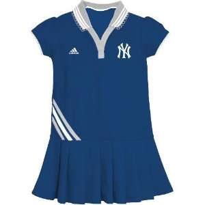    New York Yankees Girls Toddler Polo Dress   3T: Sports & Outdoors