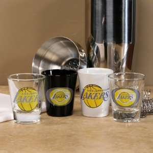   Angeles Lakers 4 Pack Shot Glass Set 