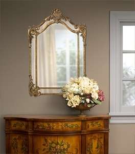   Baroque Extra Large Arch Top Wall Mirror Neiman Marcus Antique Luxe