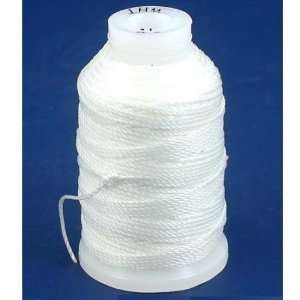  White Beadsmith Nylon Beading Thread Cord Sz 4C 45yds 