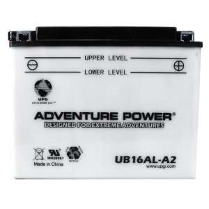   Battery   Conventional Wet Pack   12 Volt   16 Ah Capacity   B