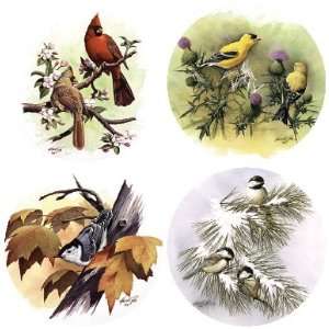  Hindostone Set of Four Song Birds Coasters