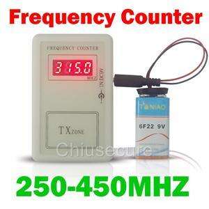 Wireless 250 450MHZ Portable Frequency Counter Reader  