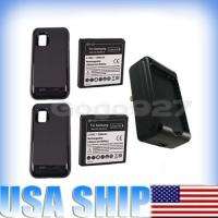 2X NEW 3500MAH EXTENDED Battery+Cover+Dock C​harger For Samsung 