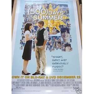  500 Days of Summer Movie Poster 27 X 40 