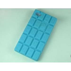   New Chocolate Hard Cover Case for iphone 4&4S(Blue): Cell Phones