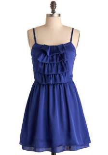 Paradise Falls Dress in Royal Blue  Mod Retro Vintage Dresses 
