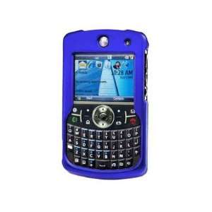  Rubberized Plastic Proguard Phone Case Blue For Motorola 