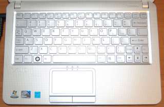 Gently Used Sony Vaio W Series VPCW121AX/W Mini Notebook Laptop White 