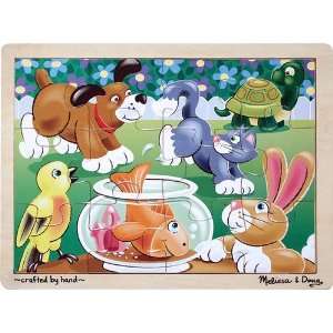  Playful Pets Jigsaw   12 pc Toys & Games