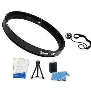 Filter and Accessory Kit includes 52mm UV Protection Filter Kit + Lens 