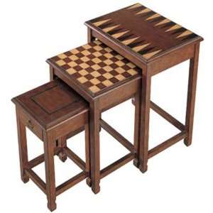  S/3 23in H Nesting Table Tourney Wood Ca
