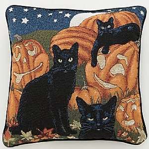  Halloween Pillows Black Cats & Pumpkins Pillows 