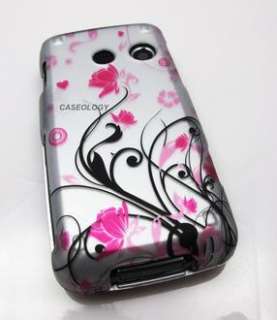 PINK VINES HARD CASE COVER LG BANTER RUMOR TOUCH PHONE  