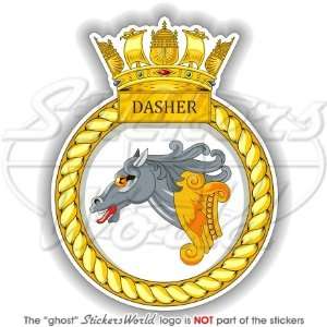  HMS DASHER Badge, Emblem British Royal Navy Patrol Boat 4 