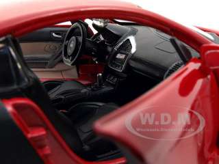 AUDI R8 RED 124 DIECAST MODEL CAR BY MAISTO 31281  