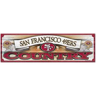 Wincraft San Francisco 49ers Country Wood Sign   NFLShop
