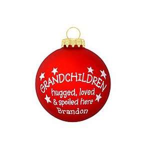  Personalized Grandchildren Hugged Ornament
