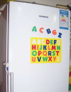 magnetic lower case letter Alphabet fridge magnets Jigsaw foam puzzle 
