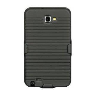   Shell Case w/ Holster for Samsung Galaxy Note (GT N7000 & i717), Black