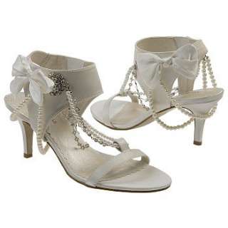 Womens Allure Bridals Fabulous Ivory Satin Shoes 