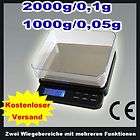 1000g/0,05g,20​00g/0,1g Feinwaage Taschenwaage MünzenWaa