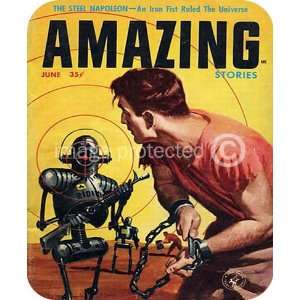 Amazing Stories Magazine Cover Vintage Sci Fi MOUSE PAD 
