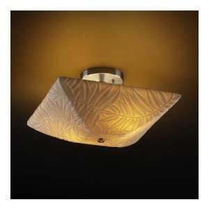 Justice Design Group PNA 9695 25 BMBO NCKL Porcelina 2 Light Semi 