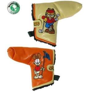 GARFIELD AND ODIE GOLF CLUB PUTTER HEADCOVER BY WINNING EDGE DESIGNS 