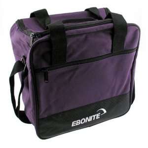    Ebonite Basic Single Bowling Bag  Purple