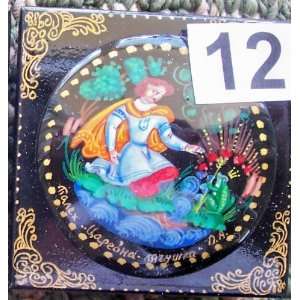 Russian Lacquer Boxes Fairy Tales (Skazki * Princess Frog) * L5.12